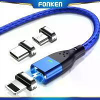ราคา FONKEN Micro USB Magnetic Cable Quick Charger 2.4A Magnet Mini USB Cable Sync Data Phone Cables Fast Charging Mobile Charge Cord (1733471855473034801)