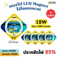ราคา (5 แผง) แผงไฟ LED Magnet 18W-24W-32W-40W LAMPO สว่างถึง 110lm/W ใช้แทนหลอดนีออนกลม หลอดไฟเพดาน แผงแม่เหล็ก ประหยัดไฟ หลอดไฟใส่โคมเพดาน แผงวงจร (1729704253853501490)