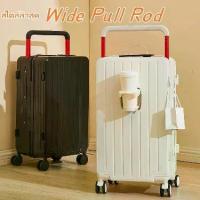 ราคา ส่งฟรี สไตล์ใหม่ กระเป๋าเดินทาง แถบผูกกว้าง 20/26นิ้ว กระเป๋าเดินทางล้อลาก ชาร์จ USB กระเป๋าล้อลาก luggage (1732211846416665527)