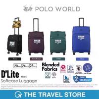 ราคา POLO WORLD PW711 D'Lite Softcase Luggage กระเป๋าเดินทางล้อลาก แบบผ้า รับประกัน 2 ปี* (1730696448320702707)