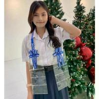 ราคา พวงมาลัยใสธนบัตร 10 ซองใส ยกโหล 12 พวง สำหรับเก็บรักษาธนบัตร แพ็คเกจ 12 พวง คุ้มค่า สะดวกในการใช้งาน (1733641020461254250)