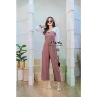 ราคา จั้มสาวอวบ จั้มขายาว จั้มสูทขายาว แฟชั้นจั๊มสูท jumpsuit จั๊มสูทขายาวสาวไซส์ใหญ่ Fashion (1733147778849343311)