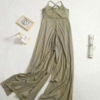 ราคา Plus Size 150kg Sexy Jumpsuit for Women Summer New Korean Style Strapless Backless Wide-Leg Long Pants (1733842901729969293)