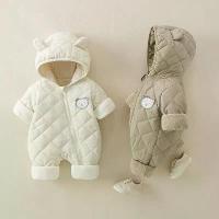 ราคา Autumn Winter Baby Quilted Jumpsuit Newborn Clothes Baby Romper Thickened Warm Clothing Outdoor Wear Crawling Suit กางเกง ก้น ป่อง เด็ก ผู้ ชาย (1733143682462155984)