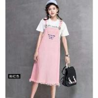 ราคา เครียสต็อก Quilla ชุดเอี๊ยมยีนส์ เอี๊ยมกระโปรงยีนส์สั้นทรงหลวมสไตล์เกาหลี Classic Loose Fit Denim Jumpsuit Sling Jeans (1733708701728343111)