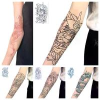 ราคา Men's and women's tattoo stickers, leg tattoos, couple tattoo stickers, 3D tattoo stickers, herbal tattoo stickers, back tattoos, fake tattoos Y66W tattoo stickers (1734340098416411811)
