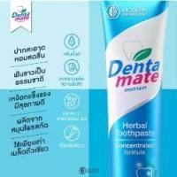 ราคา Ready to Ship Dentamate Fresh Mint / Original Herbal Toothpaste, Dentamate Concentrated Formula / Original 18/40/60/100 G, Reduces Gum Inflammation, Fresh Breath. (1734655406082918067)