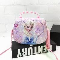 ราคา กระเป๋าธีม Frozen, กระเป๋าเป้สะพายหลังเด็กสุดทันสมัย, กระเป๋าสะพายข้างสำหรับเด็กผู้หญิงลายเจ้าหญิงเอลซ่า, กระเป๋าถือโซเฟียสุดน่ารัก (1734539058609292386)