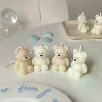 ราคา เทียนหอม ซิลิโคนทำจากซิลิโคน แม่พิมพ์เทียนรูปหมี ใช้ซ้ำได้ มินิมินิ แม่พิมพ์เทียนหมี 3D แม่พิมพ์รูปหมี การทำเทียน (1734484453957208033)