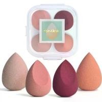 ราคา COSTICA Makeup Sponge Set Blender, Beauty Sponge Makeup Blender Flawless for Liquid - Multi Colored 4 pcs Rose Series (1734710795752080511)
