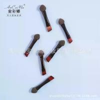 ราคา 2025 Ancai Na Angled Eyebrow Brush Small Eyebrow Powder Brush Dual-Head Sponge Brush Lip Brush Eyeshadow Brush Eyeshadow Stick Makeup Brush (1733713544540685652)
