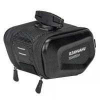 ราคา RZAHUAHU Bicycle Saddle Seat Storage Bag 2.5L Large Capacity Bike Seat Tail Rear Pouch Bag Night Reflection Hard Shell Cycling Accessories (1734704584864072748)