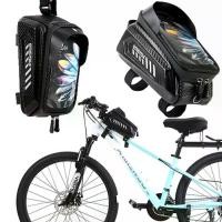 ราคา 1.5L Bicycle Phone Frame Frame Bag Pouch Waterprone สำหรับโทรศัพท์ใต้ 7.4 นิ้ว (1734194413039290112)