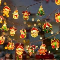 ราคา ตามฤดูกาล ยูเอสบี สายไฟ LED คริสต์มาส ไฟ LED ซานตาคลอส โคมไฟแขวน 3 เมตร ต้นคริสต์มาส สายไฟส่องสว่าง คริสต์มาส (1733446868706887534)