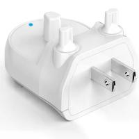 ราคา Charger for Oral-B Electric Toothbrush, Compatible with Oral-B io4/io5/io6, Genius 8000/9000, Pro 1000/2000/3000/5000, 3709/3728/3756 | Direct Plug-in Waterproof Outlet Charger Base Hygienic White (17
