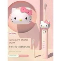 ราคา toothbrush แปรงสีฟัน แปรงสีฟันไฟฟ้า HelloKitty ผู้ใหญ่สั่นโซนิคอัตโนมัติชาร์จสไตล์นักเรียนขนนุ่มของขวัญสาวน่ารัก (1734564459922097498)