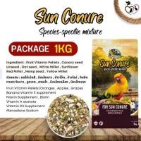 ราคา [COD Farmland Sun Conure อาหารนก สำหรับนกแก้ว ซันคอนัวร์ ธัญพืชรวม แพคเกจ 1KG (1734415644904096797)
