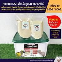 ราคา สินค้าขายดี Nutribird A21 สูตรสำหรับลูกนกทุกสายพันธ์ุ อาหารลูกป้อนนก อาหารนก (แบ่งขาย 100G / 200G / 500G) อาหาร นก กรง หัว จุก แก้ว (1734000891102988245)