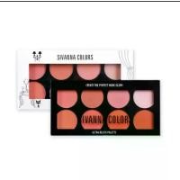 ราคา [Tiktok] Sivanna Colors Ultra Blush Palette, Blush Palette, Blush Palette, 8 Colors, with Highlighter and Shading. (1734646326226617358)