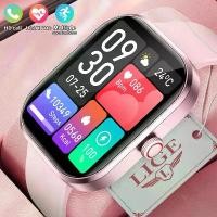 ราคา LIGE นาฬิกาข้อมืออัจฉริยะสุภาพสตรี Bluetooth Call สร้อยข้อมือกีฬาสําหรับ Android IOS Women's Health Monitor ของขวัญนาฬิกาเพลง Smartwatch สีชมพู (1734675518841586710)