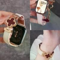 ราคา Four-leaf Clover Magnetic Leather Strap for Amazfit BIp 6 5 5 Unity Bip 3 3 Pro Smartwatch Band Women Wristband for Amazfit GTS 4 3 2 Mini Amazfit Active Straps (1733076635985347925)
