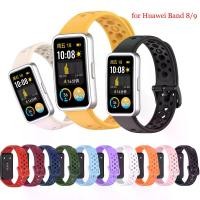 ราคา Wristband Breathable Silicone Replacement Sport Band Suitable For Huawei band 8/Huawei band 9 Smartwatch straps (1734360238482884270)