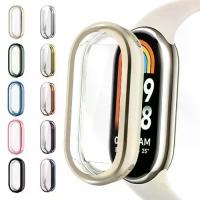 ราคา Soft TPU Case For Xiaomi Mi Band 9 8 NFC Smartwatch Screen Protector Frame Bumper For Xiaomi Mi Band 8 Mi Band 9 Cover Shell (1734508917426718026)