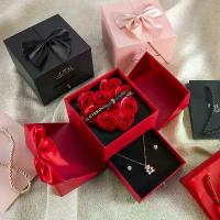 ราคา Double-layer Rose Box, Immortal Flower Gift Box, Lipstick Gift Box, Necklace Jewelry Box, Holiday Packaging Box (1733917550316259217)
