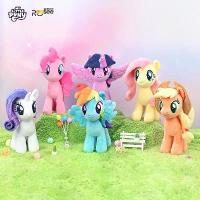 ราคา My Little Pony Merchandise Plush Toys Pinkie Pie Twilight Sparkle Dolls Fluttershy Rainbow Dash Rarity Stuffed Toys (1733700506367133499)