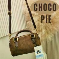 ราคา [ลดเพิ่ม15% ใส่โค้ด MENAW3 เฉพาะ13-15มี.ค.66] พร้อมส่ง Choco Pie bag กระเป๋าสะพายสีน้ำตาล จัดส่งที่รวดเร็ว (1733265171125143546)
