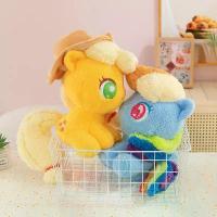 ราคา Q Little version My Pony Plush Dolls For Girls Twilight Sparkle Rainbow Dash Pinkie Pie Stuffed (1733404618015737170)