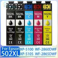 ราคา T502XL 502 502XL Cartridge with Chip Compatible For Epson Expression Home XP-5100 XP-5105 WorkForce WF-2860DWF 2865 printer (1734253252674749963)