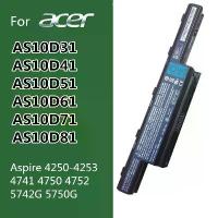 ราคา สวัสดิการสด AS10D41 For Acer แบตเตอรี่ AS10D31 AS10D41 AS10D51 AS10D61 AS10D71 แบตเตอรี่ โน๊ตบุ๊ค Aspire 4741 4750 Battery Notebook (1731212052217890615)
