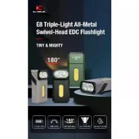 ราคา ไฟฉายขนาดเล็ก Klarus E8 Triple-Light All-Metal Swivel-Head EDC Flashlight (1733765606290719843)