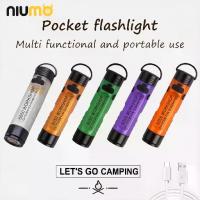 ราคา ☜【niumo】ไฟฉายพกพา ไฟฉายพวงกุญแจ mini flashlight ไฟฉายจิ๋ว ไฟฉาย led มาพร้อมกับตะขอแม่เหล็กและคลิปหมวก ความสว่างสูง และความสามารถในการชาร์จแบบ TYPE-C เหมาะสำหรับใช้ภายนอกอาคาร ไฟด (1734541026806630195)