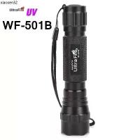 ราคา ขายร้อน ไฟฉาย UV UltraFire WF501B หลอด UV ความยาวคลื่น 395nm LED Light Flashlight (แสงม่วง)#WF501B **ออกใบกำกับภาษีได้** (1733673242270729316)