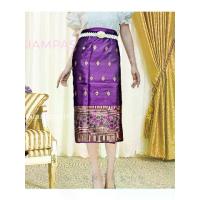 ราคา ผ้าถุงผ้าไหมSOF ผ้าถุงผ้าไหม ป้ายข้างติดตะขอ ผ้าหนาใส่สบาย ผ้าถุงสีม่วง ฟรีไซส์เอว 24-40 นิ้ว ผ้าถุงสำเร็จ ผ้าไหมลาวสั้น ซิ่น ผ้าถุงลาวสั้น wrap sarong (1734380350170433088)