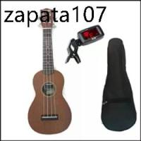 ราคา Makai อูคูเลเล่ Ukulele 21นิ้วไม้มะฮอกกานี +แถมกะเป๋า+แถมแครื่องตั้งสายAT-200D (1734419122287248992)