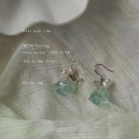 ราคา Frozen Ocean Pearl Studs - 925 Silver Handcrafted Earrings with Whispering Waves Texture, Ethereal Sea Aesthetic (1733070426609648688)