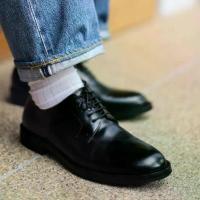 ราคา LONDON BROWN - PLAIN TOE รองเท้าหนังทรง DERBY (1733124978643273155)