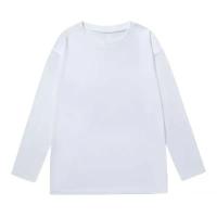 ราคา Black and White Long Sleeve T-Shirt for Women, Loose Fit, Solid Color, Inner Wear Top, Printed Plain T-Shirt (1733635449478154128)
