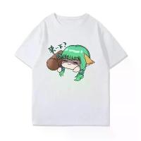 ราคา เสื้อยืดแขนสั้นลายการ์ตูนอนิเมะ Fox Spirit Matchmaker ของแท้ ยูนิเซ็กส์สำหรับฤดูร้อน ผ้าฝ้ายเนื้อดี ทรงหลวมไหล่ตก สไตล์ฮาราจูกุ (1733591081328412178)