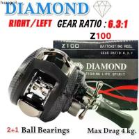 ราคา ขายดีประจำเดือนนี้ รอกหยดน้ำ DIAMOND Z100 FISHING LIFE SPIRIT (มีทั้งหมุนซ้ายและหมุนขวา) (1733962962942002740)