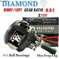 ราคา คลังสินค้า รอกหยดน้ำ DIAMOND Z100 FISHING LIFE SPIRIT (มีทั้งหมุนซ้ายและหมุนขวา) (1733960833077315131)
