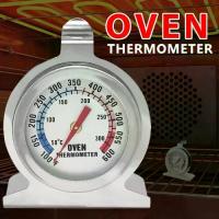 ราคา [Stainless Steel Thermometer] 1pc Stainless Steel Oven Thermometer | 50-300 ° C/100-600 ° F, Oven Grill Smoker Instant Read Thermometer For Kitchen, Cooking, Baking, Kitchen Accessories, Tools (173348
