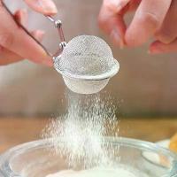 ราคา 1 Piece High Quality Stainless Steel Powdered Sugar Shaker & Flour Sieve - 304 for Baking with Fine Mesh Sieve Hygienic Powder Shaker for Cake Decorating, Baking, Baking Tools (C (1733845359057274350)