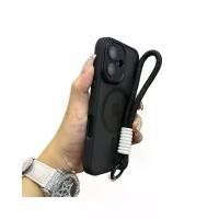 ราคา Compatible with Apple 17 Pro Max Skin Feel Magnetic Matte Phone Case with Lanyard iPhone 16 Glass Lens Protector Full Coverage reno 6z note 12 xthe ingredients จอใส ไร้รอย ผิวสวย (1733774427351582321)