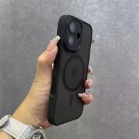 ราคา Compatible with Apple 17 Pro Max Skin Feel Magnetic Matte Phone Case with Lanyard iPhone 16 Glass Lens Protector Full Coverage reno 6z note 12 xthe ingredients จอใส ไร้รอย ผิวสวย (1733774173251012209)