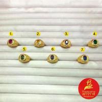 ราคา แหวนทองฝังพลอยล้อมเพชร สีแดง, เหลือง, ดำ, เขียว, เขียวส่อง, ม่วง, น้ำเงิน ชุบทอง ใส่เสริมบารมี ใส่ออกงานได้ พร้อมส่ง สร้อย สแตนเลส ไม่ลอก ไม่ดําใส่ อาบน้ําได้ วินเทจ ข้อมือ (1732878550157198406)