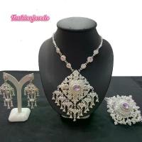 ราคา Fashion jewele สร้อยคอเครื่องประดับชุดไทย สีเงิน ทอง พลอยฟ้า ม่วง ต่างหูหนีบ หัวเข็มขัด คําแนะนําการขายที่ร้อนแรงในเดือนนี้ หิน ตา แมว เคลือบ แก้ว คอตัว อักษร สุด ฮิต ล็ (1732561542148097269)